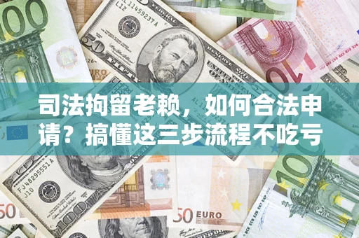 北京司法拘留老赖，如何合法申请？搞懂这三步流程不吃亏！