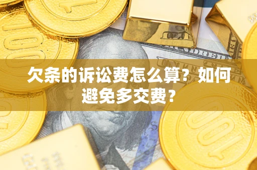北京欠条的诉讼费怎么算？如何避免多交费？