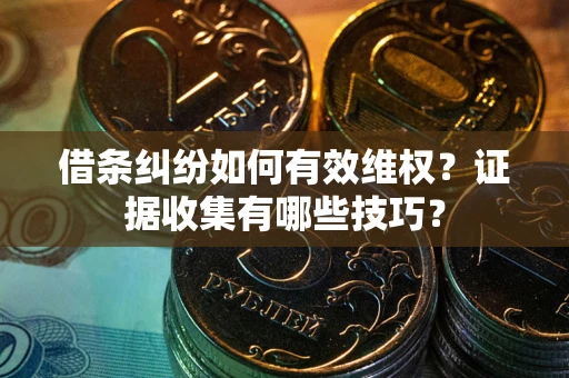 北京借条纠纷如何有效维权？证据收集有哪些技巧？