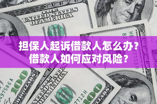 北京担保人起诉借款人怎么办？借款人如何应对风险？