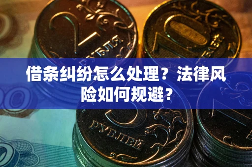北京借条纠纷怎么处理？法律风险如何规避？
